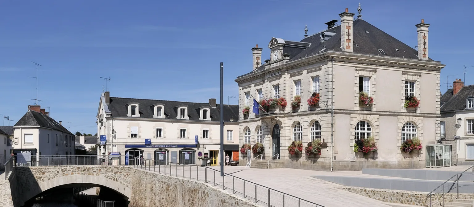 Vue aérienne de Pontchâteau